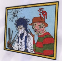 freddy krueger and freddy krueger embroidered patch